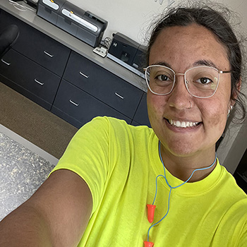 Me at my internship!